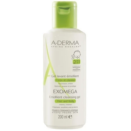 Aderma Exomega Gel Corpo E Capelli 2 In 1 200 Ml 3 Aderma Exomega Gel Corpo E Capelli 2 In 1 200 Ml